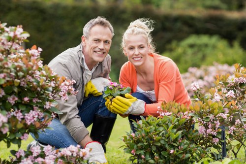 Expert gardeners at work in Wanstead